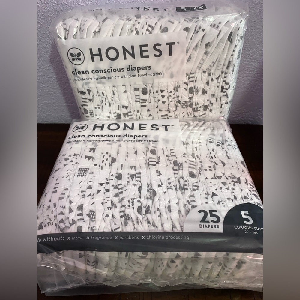 Size 5 Honest Brand Diapers